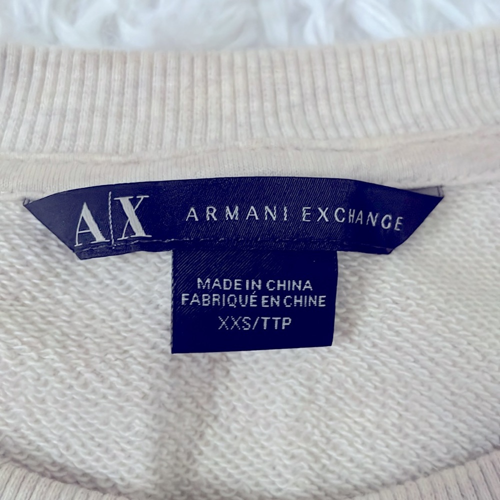 Armani Exchange Velvet Letter Sweater - Picture 3 of 4
